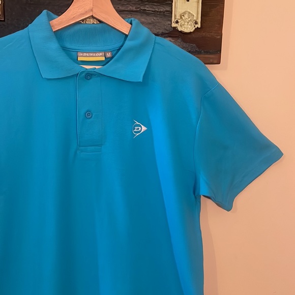 NWOT Dunlop Blue Polo Shirt Size Medium - Picture 5 of 12
